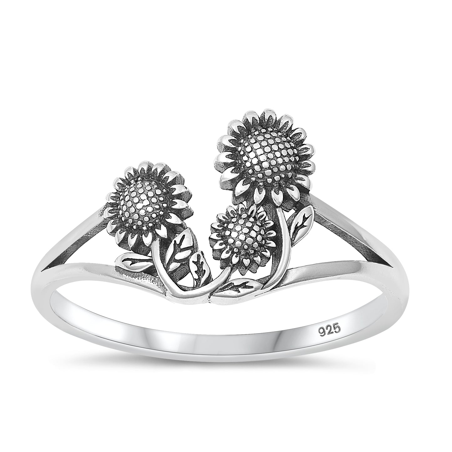 Silver Ring - Sunflower