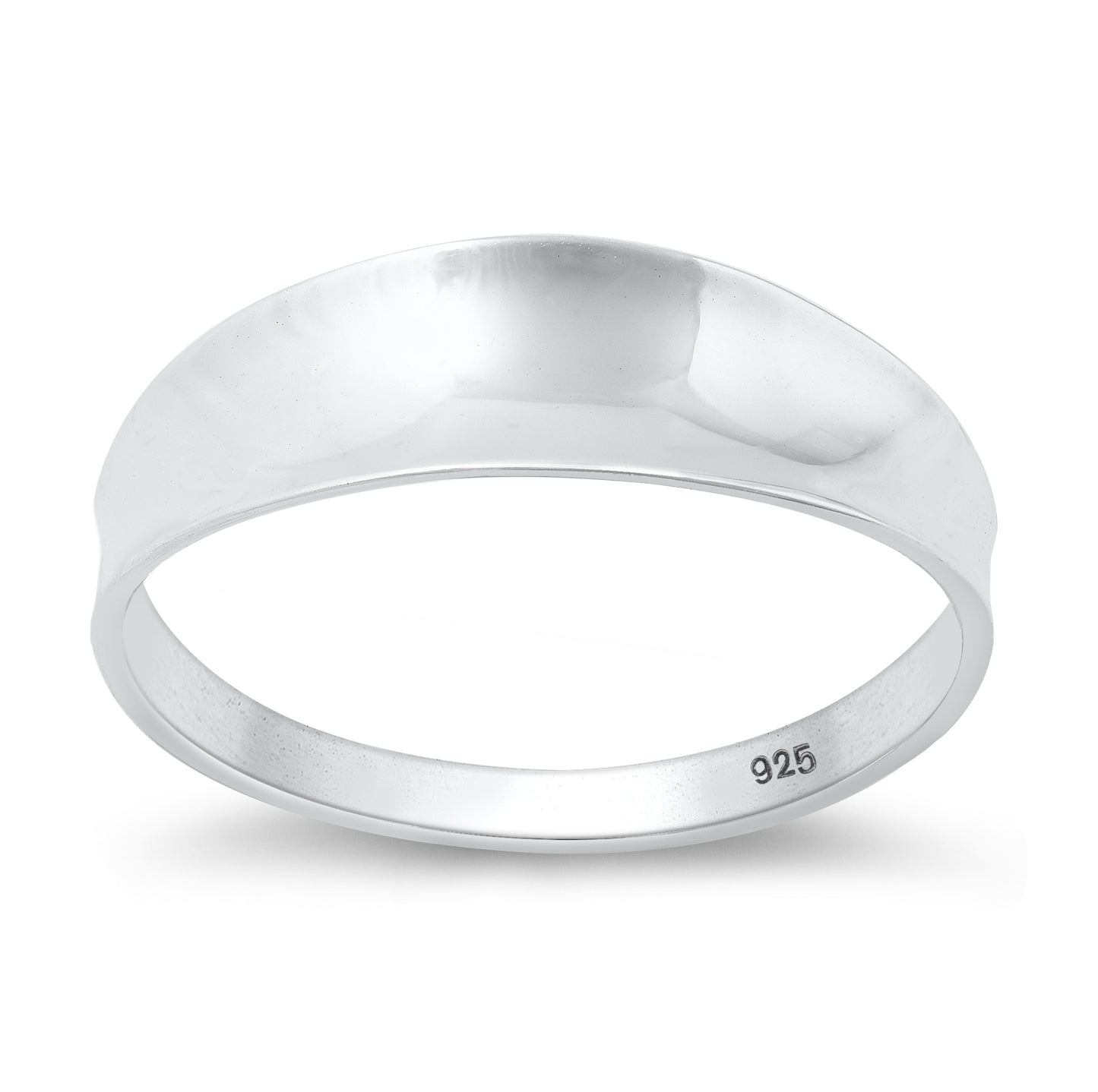 Silver Ring - Concave