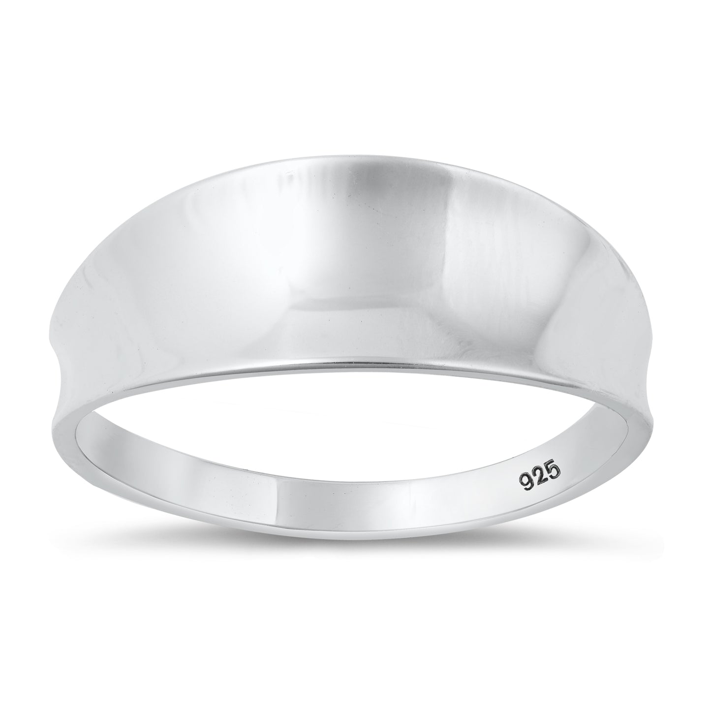 Silver Ring - Concave