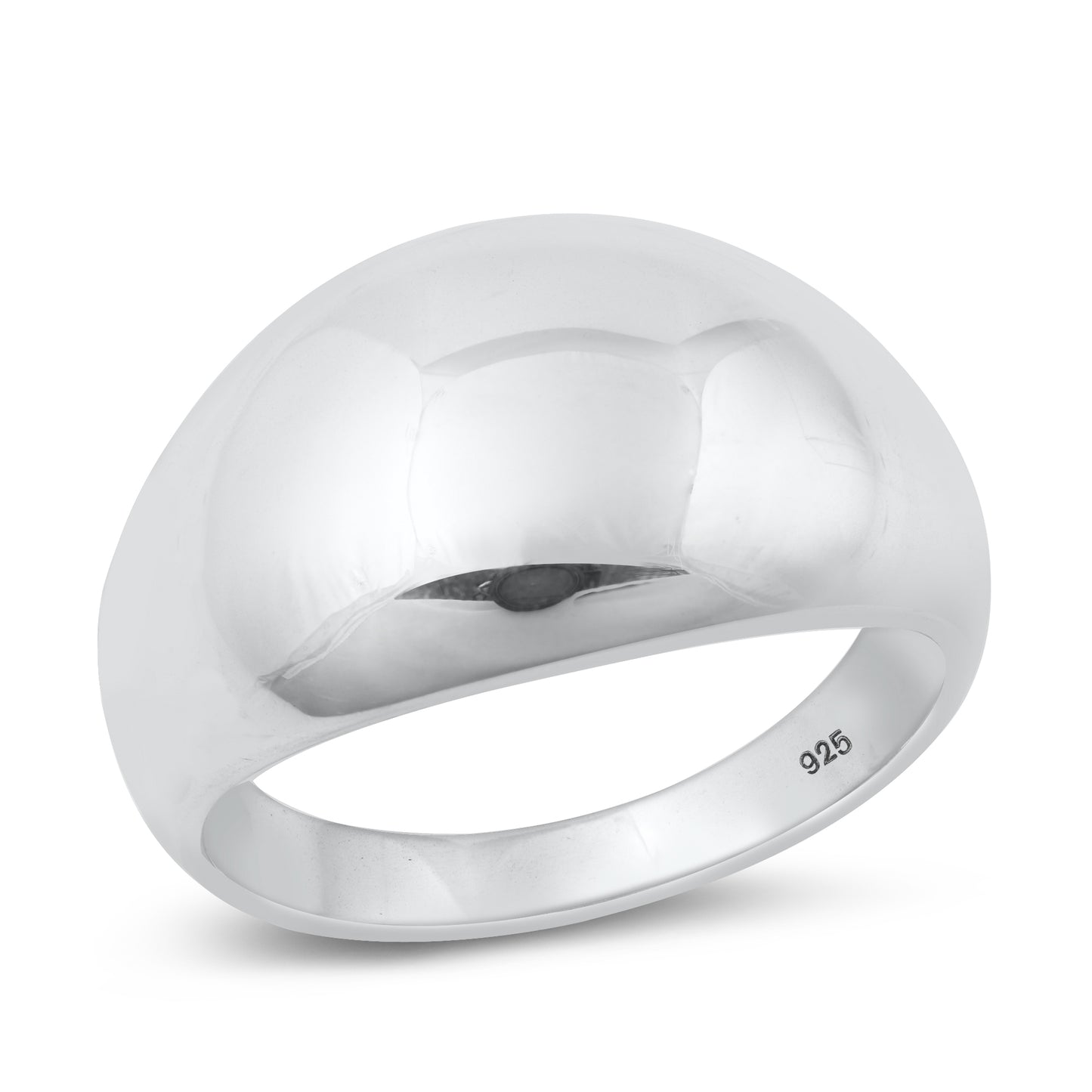 Silver Ring - Dome