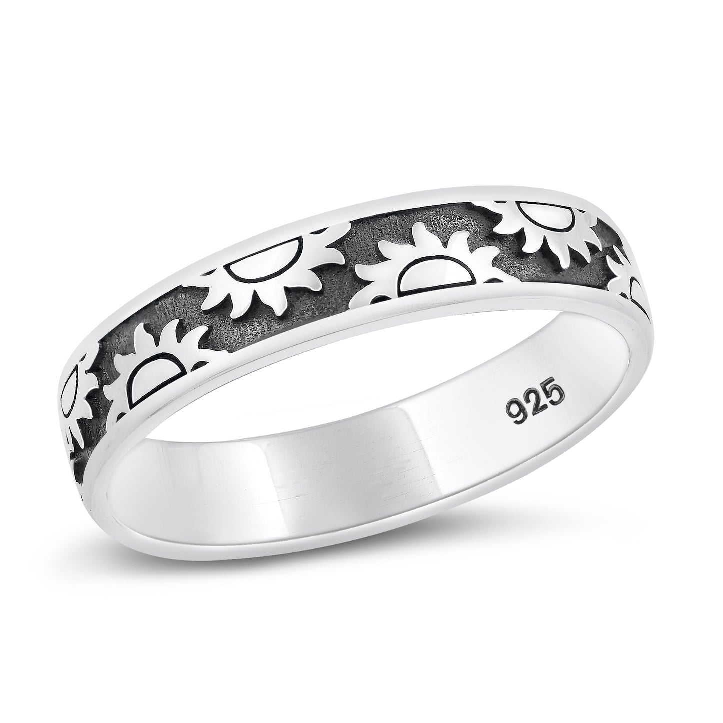 Silver Ring - Sun