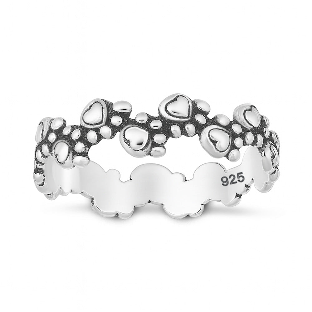 Silver Ring - Paw Prints