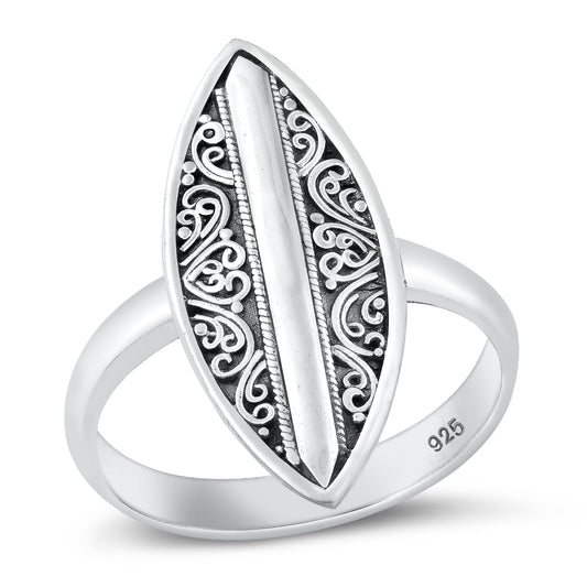 Silver Ring - Bali Design