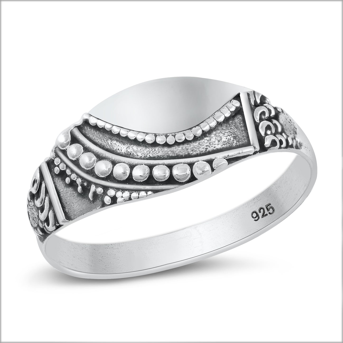 Silver Ring - Bali Design