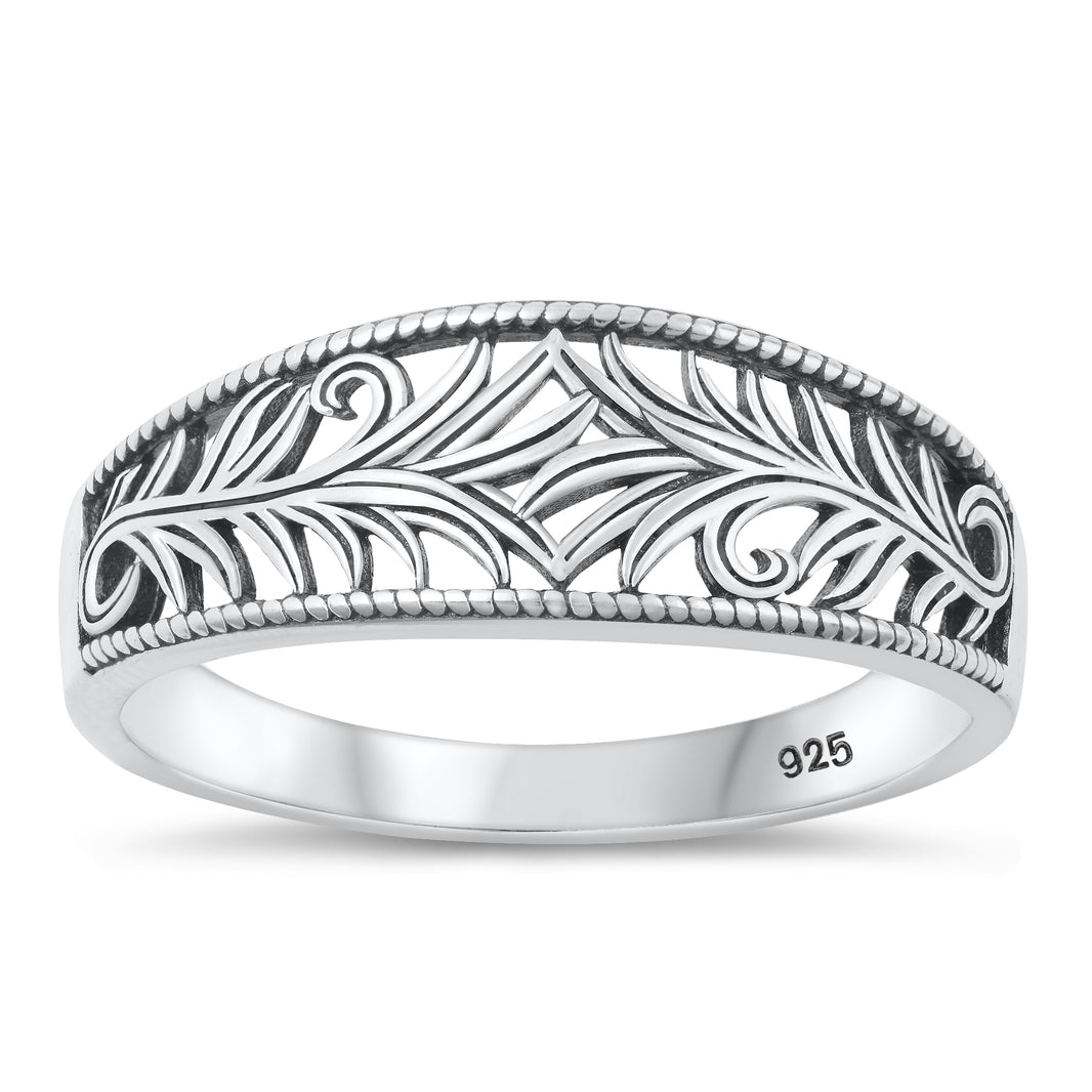 Silver Ring - Vines