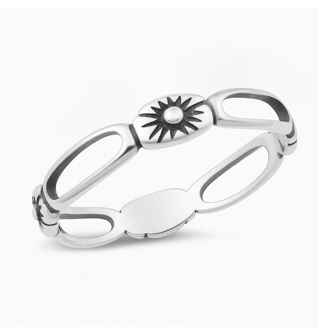 Silver Ring - Sunburst