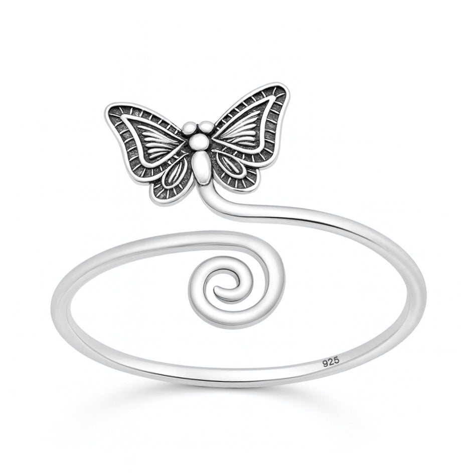Silver Ring - Butterfly