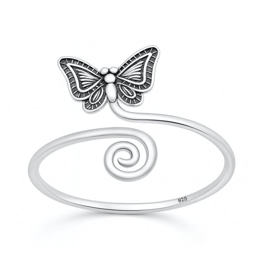 Silver Ring - Butterfly