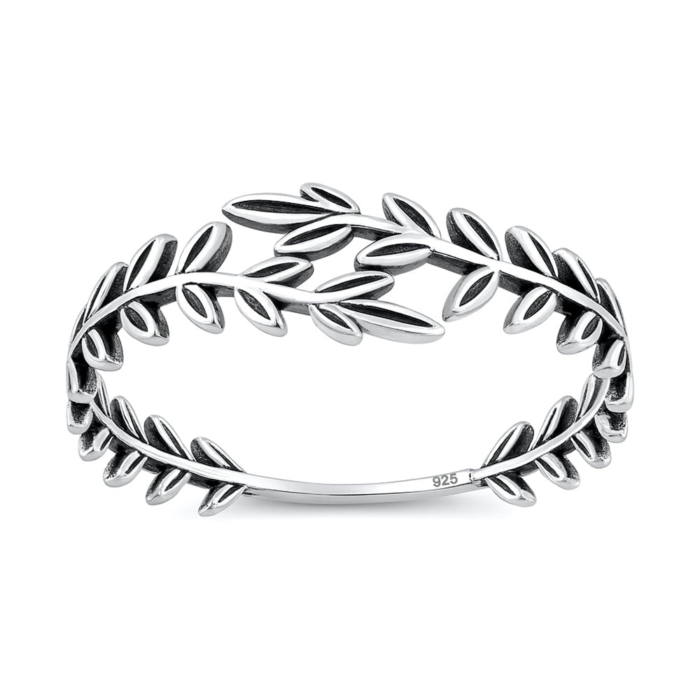 Silver Ring - Olive Branch