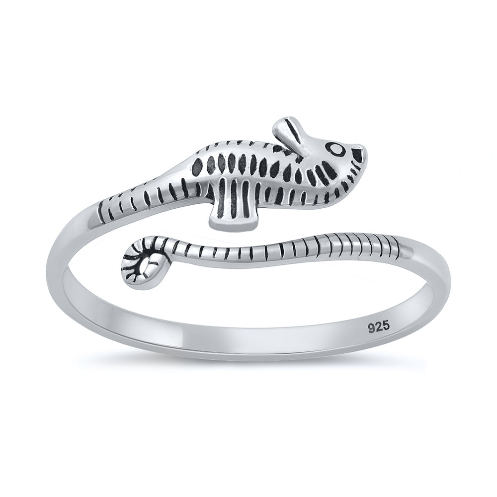Silver Ring - Seahorse