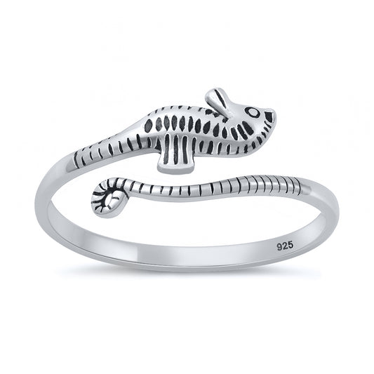 Silver Ring - Seahorse