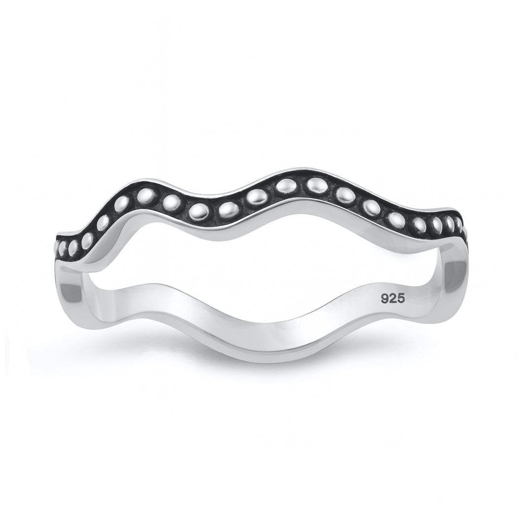 Silver Ring - Wavy