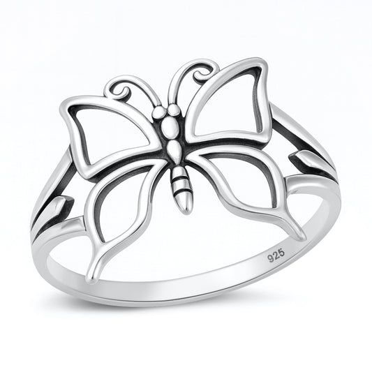 Silver Ring - Butterfly