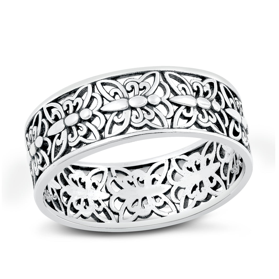Silver Ring - Butterflies