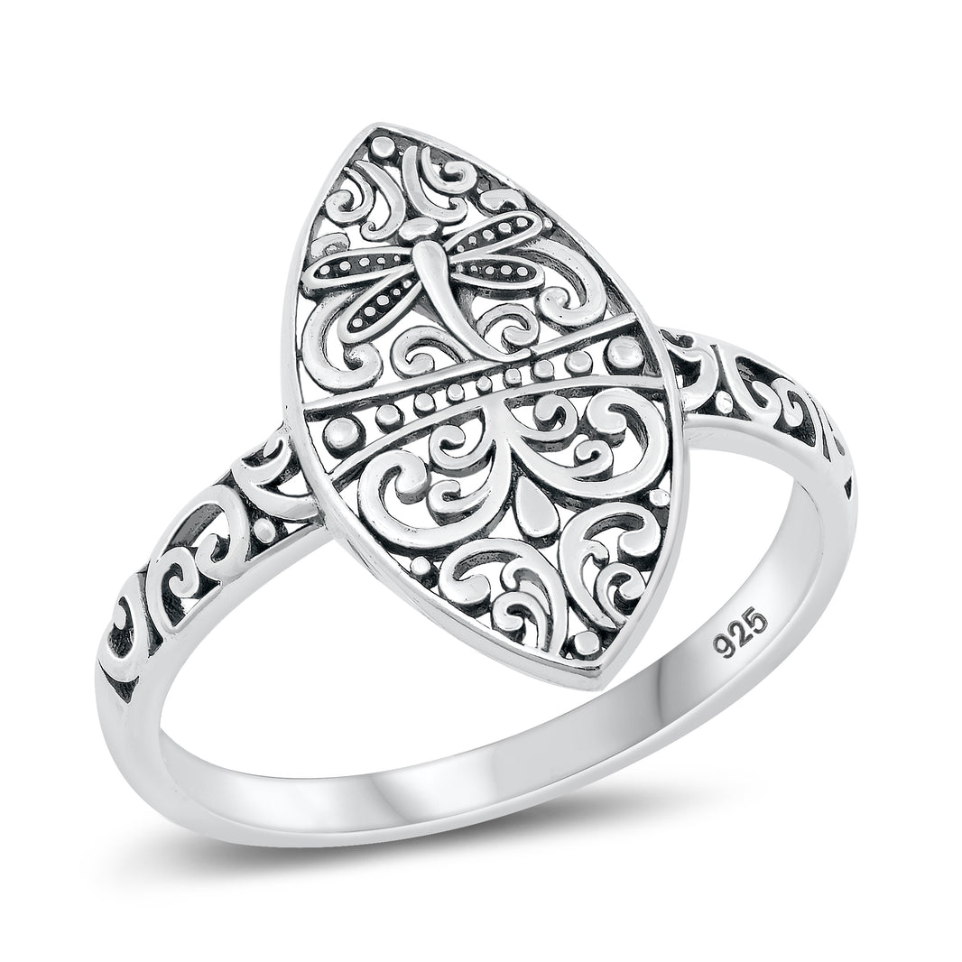 Silver Ring - Dragonfly