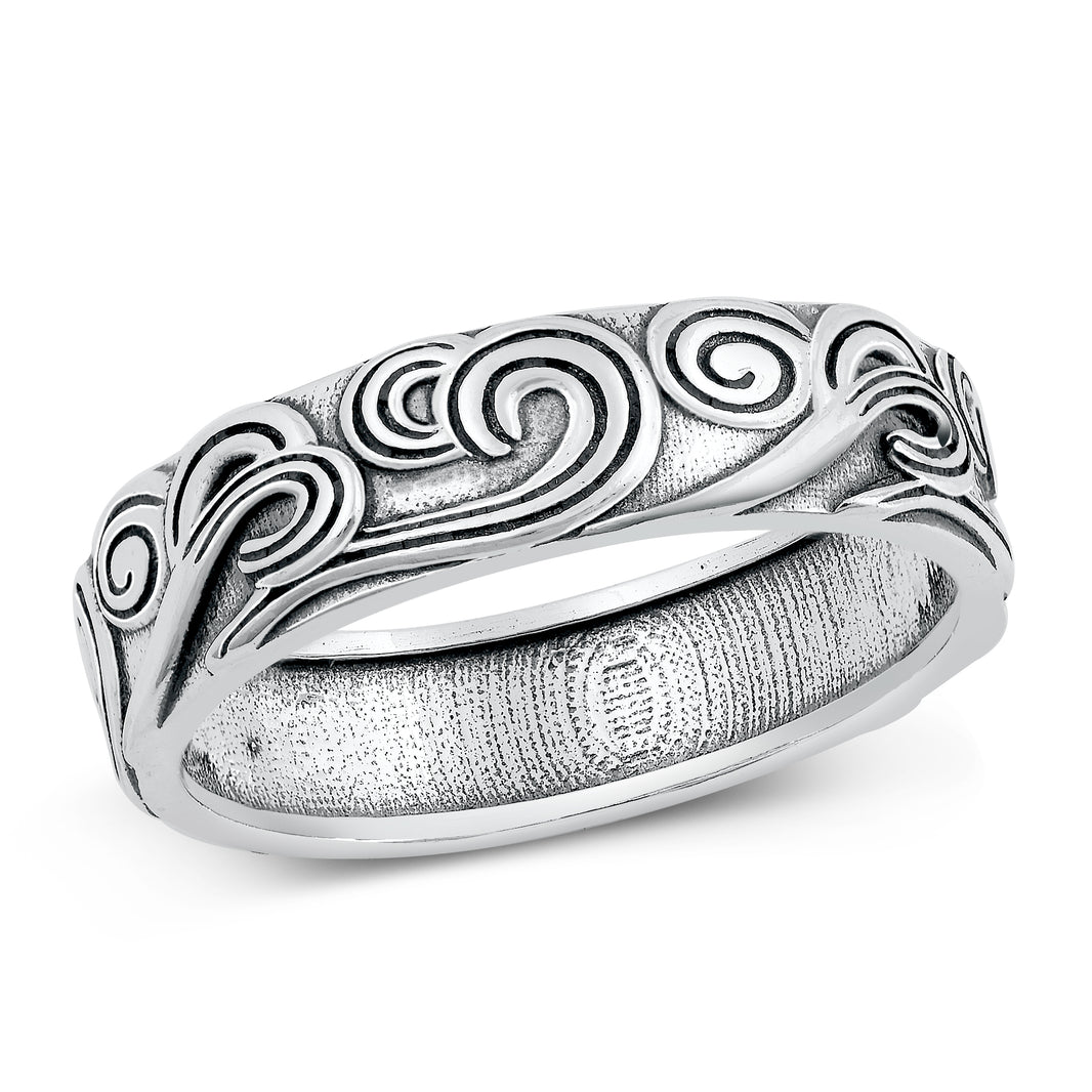 Silver Ring - Waves