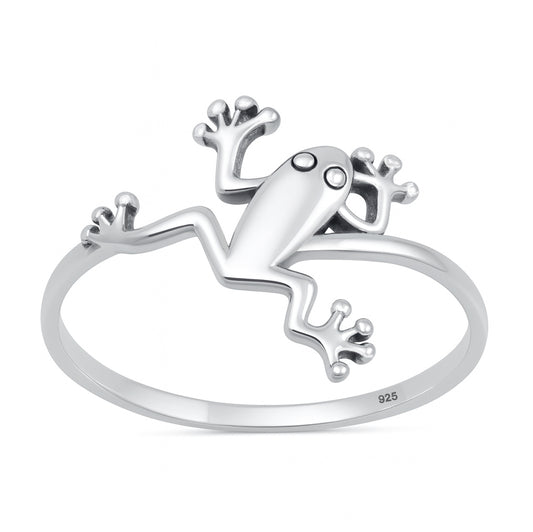 Silver Ring - Frog