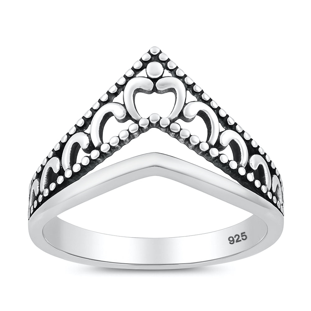 Silver Ring - V Shaped