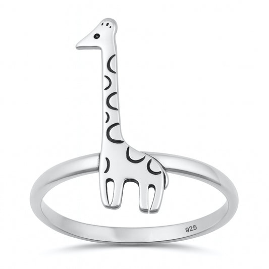 Silver Ring - Giraffe