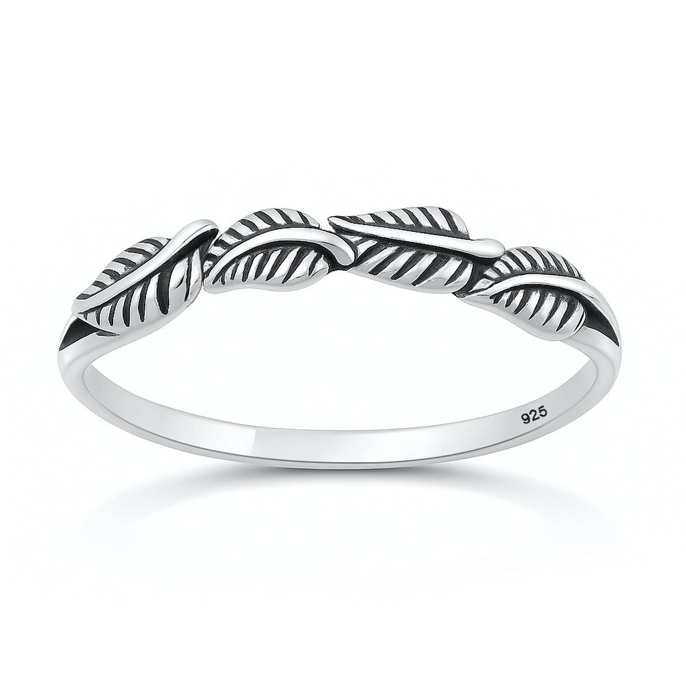 Silver Ring - Leaves