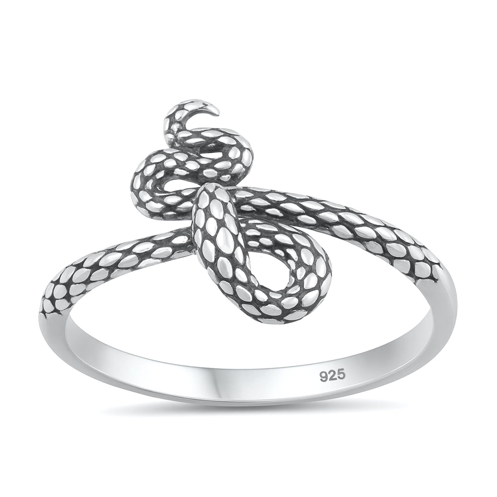 Silver Ring - Snake