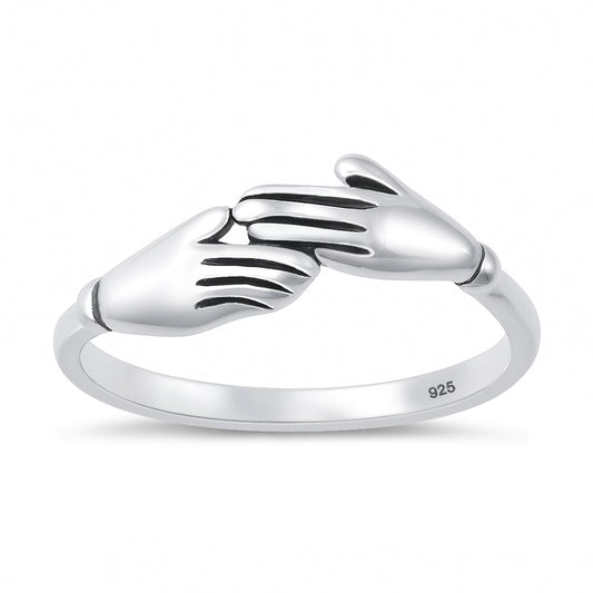 Silver Ring - Hands