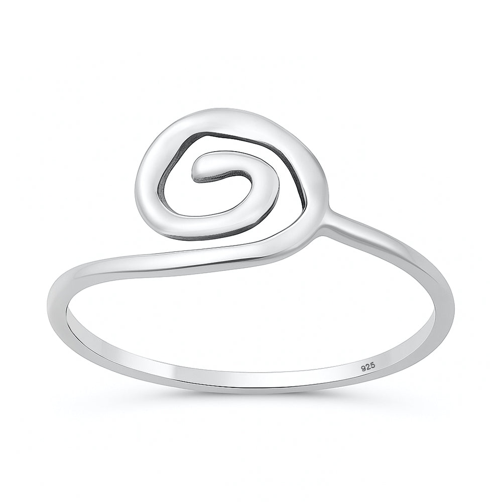 Silver Ring - Spiral