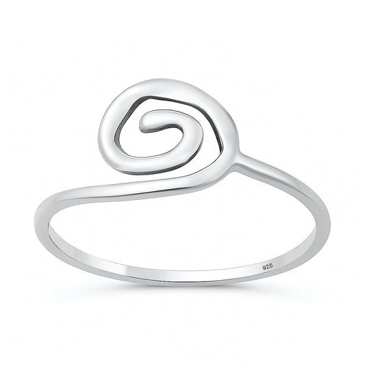Silver Ring - Spiral