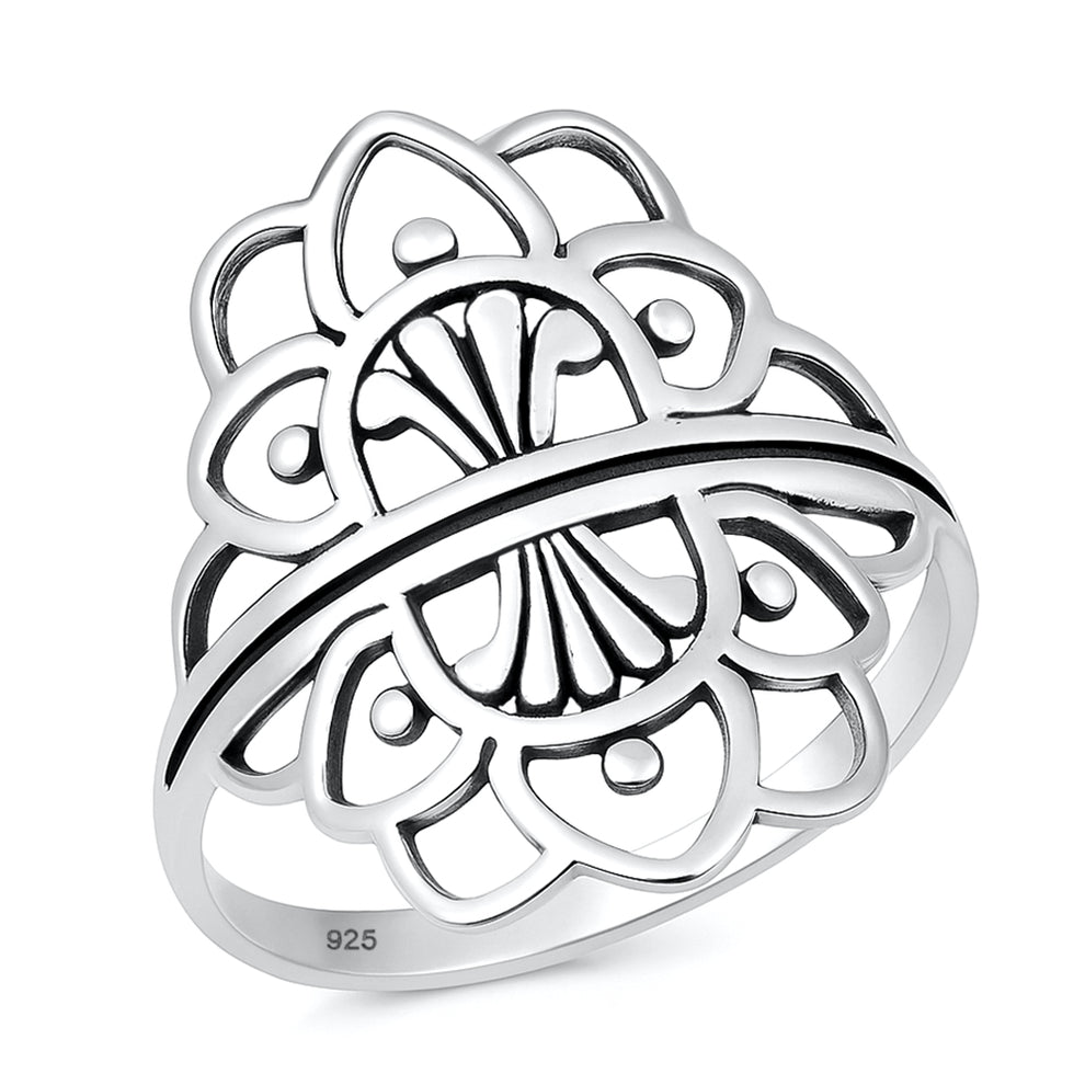 RP145623 Sterling Silver Mandala Cutout Ring – Sidney Imports
