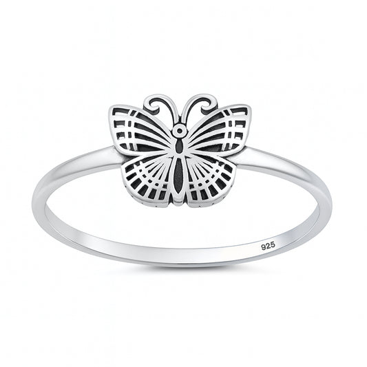 Silver Ring - Butterfly