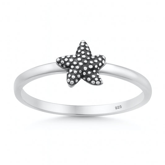 Silver Ring - Starfish
