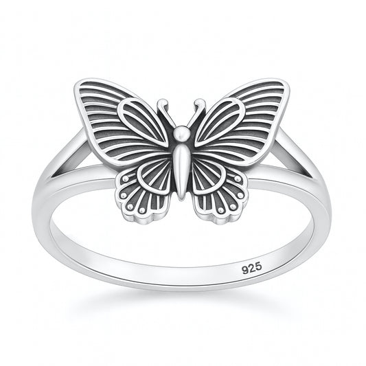 Silver Ring - Butterfly