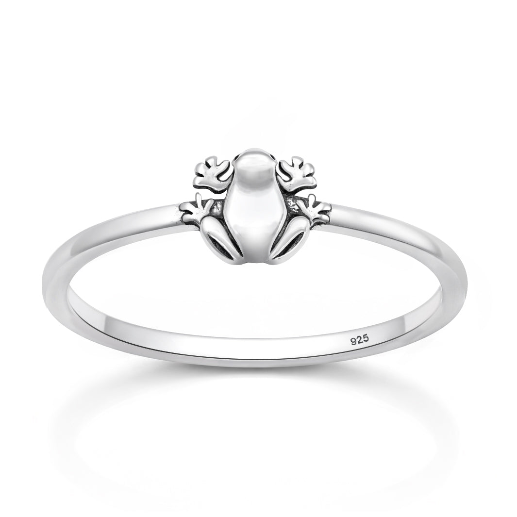 Silver Ring - Frog