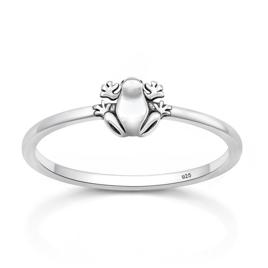 Silver Ring - Frog