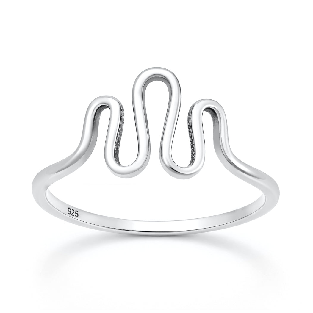 Silver Ring - Wave