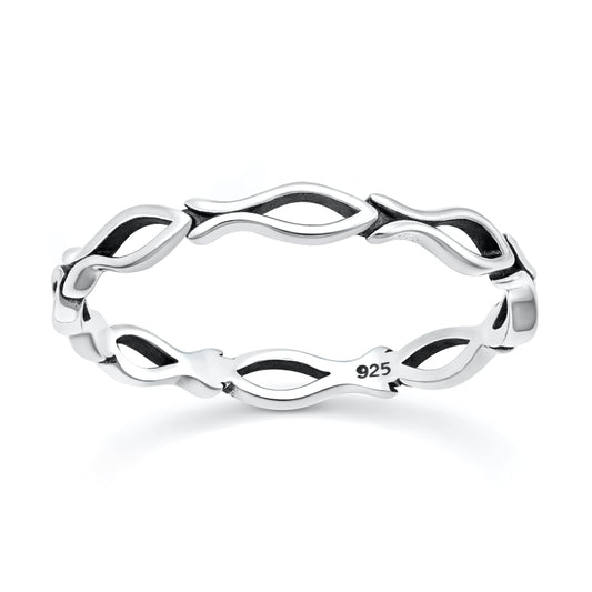 Silver Ring - Fish