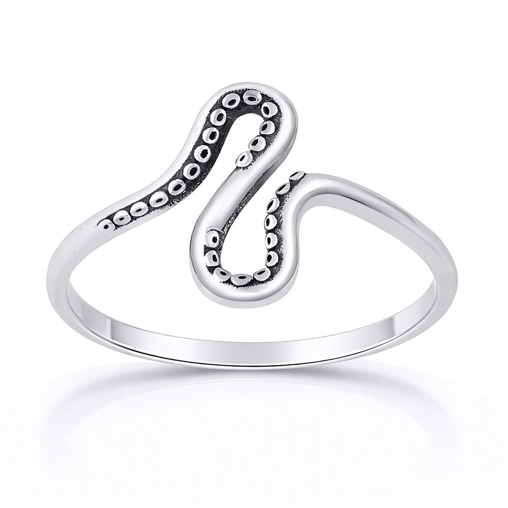 Silver Ring - Tentacle