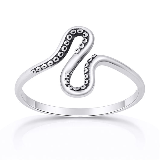 Silver Ring - Tentacle
