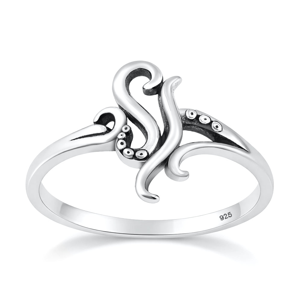 Silver Ring - Tentacles