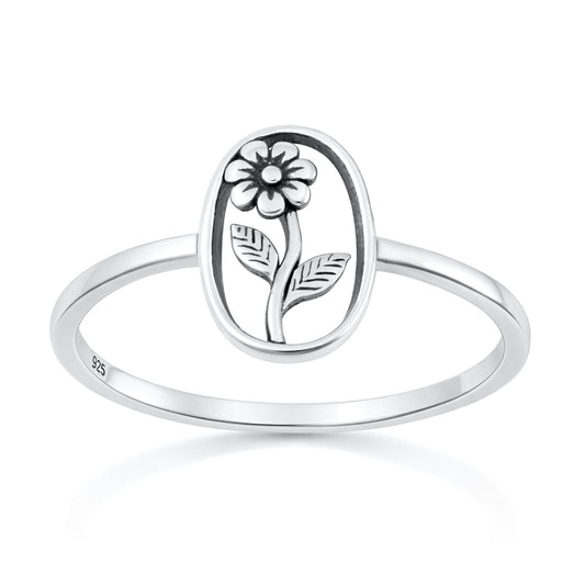 Silver Ring - Flower