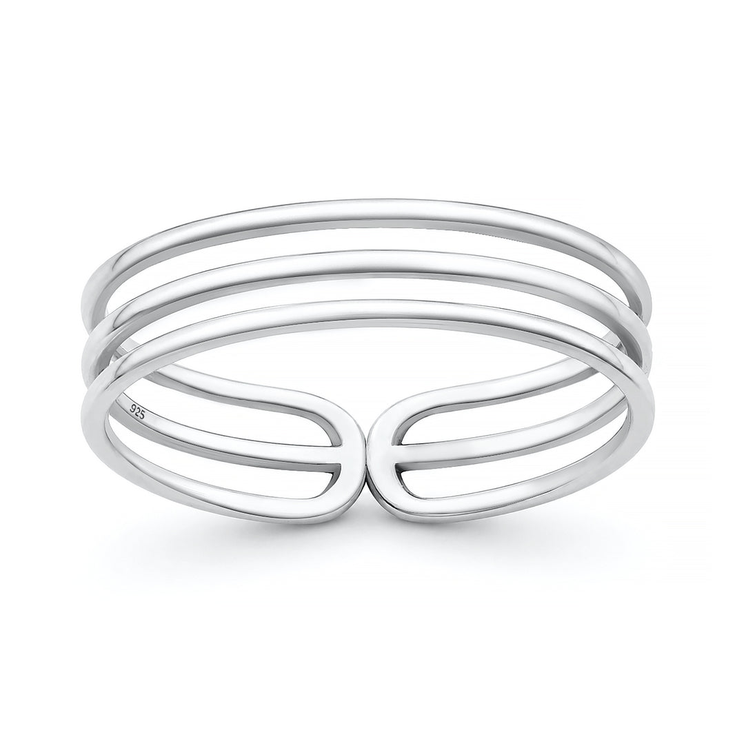 Silver Ring - Triple Band