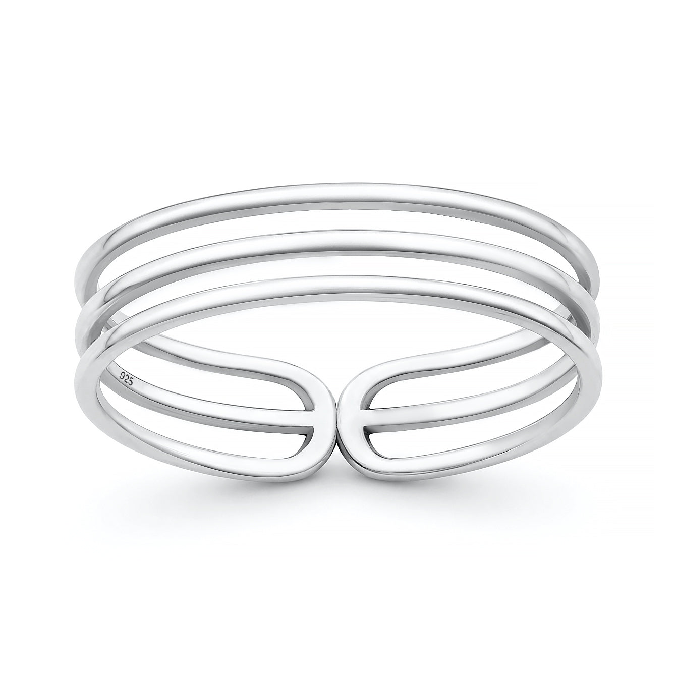 Silver Ring - Triple Band