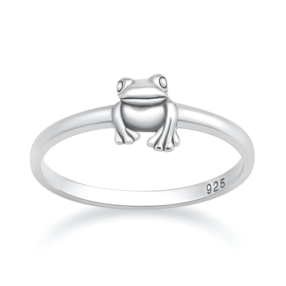 Silver Ring - Frog