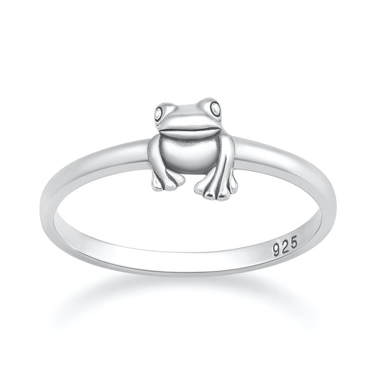 Silver Ring - Frog