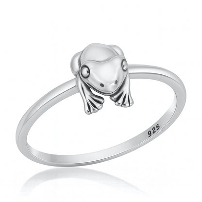 Silver Ring - Frog
