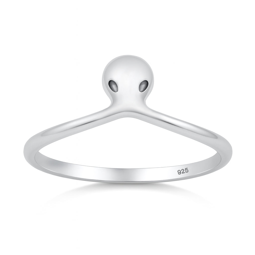 Silver Ring - Alien