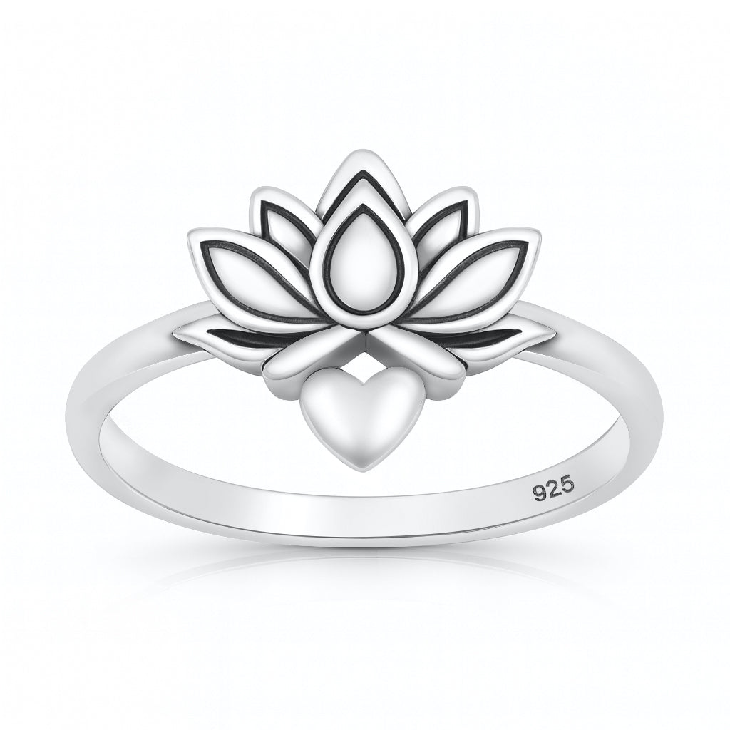 Silver Ring - Lotus