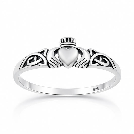 Silver Ring - Celtic Claddagh