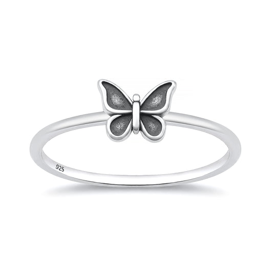 Silver Ring - Butterfly