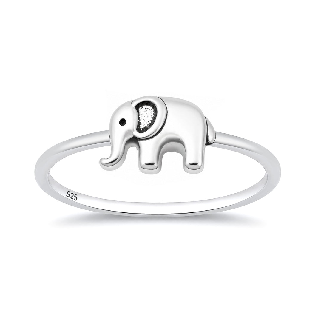 Silver Ring - Elephant